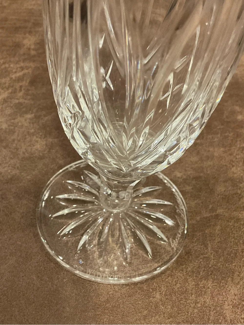 Waterford Crystal Ashbury Vase Signed by Gerard Treacy